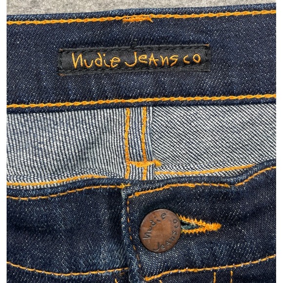 Nudie Jeans Long John Dark Sparkles Blue 32x28.5 - Picture 7 of 16